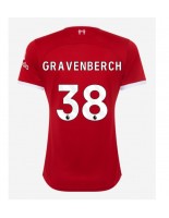 Liverpool Ryan Gravenberch #38 Domácí Dres pro Dámské 2023-24 Krátký Rukáv
